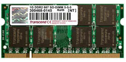 Transcend 1GB DDR2 800 SO DIMM Notebook Memory