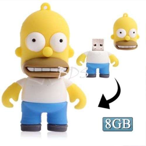 SALE: USB Flash Drive - 8GB Homer Simpson