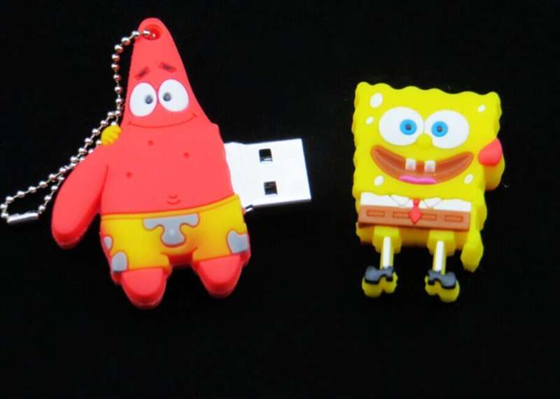 USB Flash Drive - Spongebob & Friend