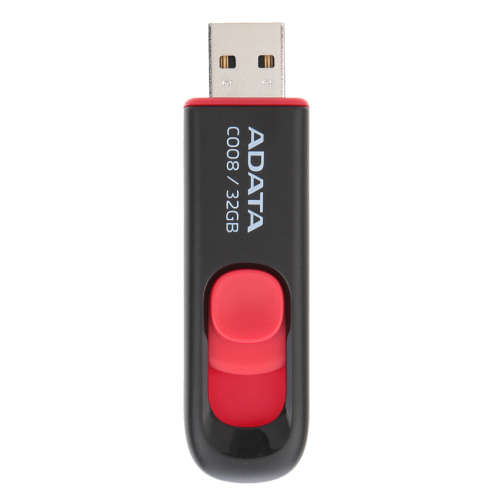 USB Flash Drive - 32GB Adata C008 Black & Red