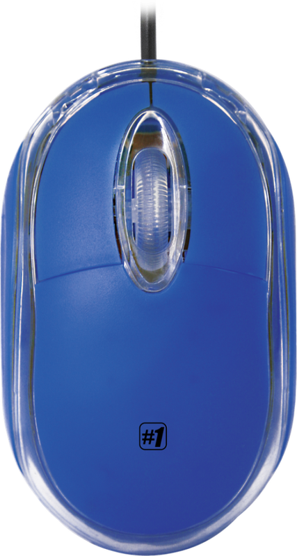 Mouse - MS-900 Wired Optical Mouse Blue