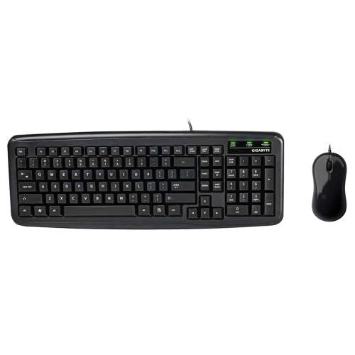 Keyboard & Mouse Combo - Gigabyte KM5300 Compact Keyboard and Mouse Set