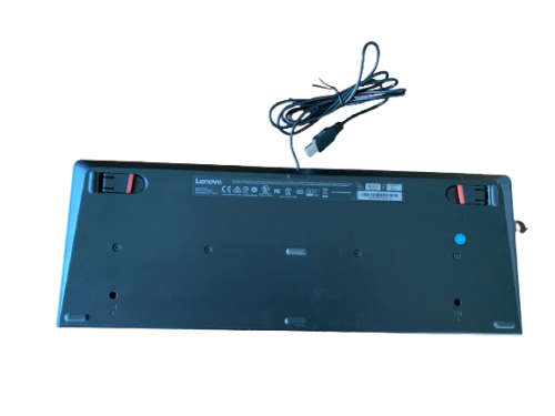 Lenovo SK-8823 slim Wired USB Black Keyboard Keypad