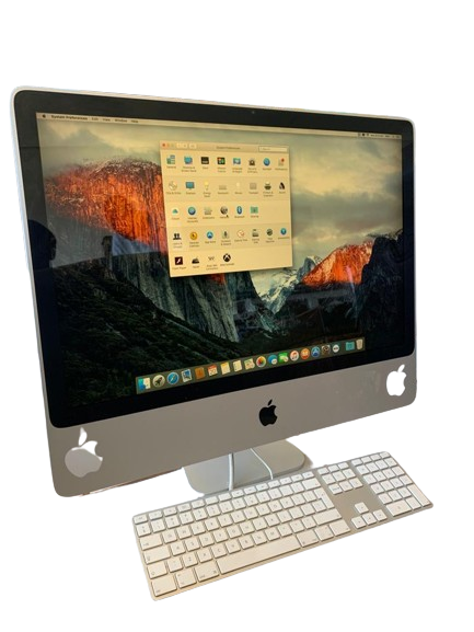 Apple iMac A1225 24` Desktop - 2008 2.8 GHz intel core duo OSX El Capitan 4 GB 8