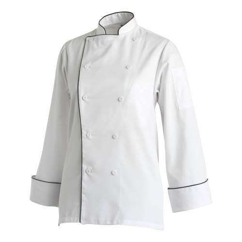 Chefs Uniform Jacket Contrast All Sizes