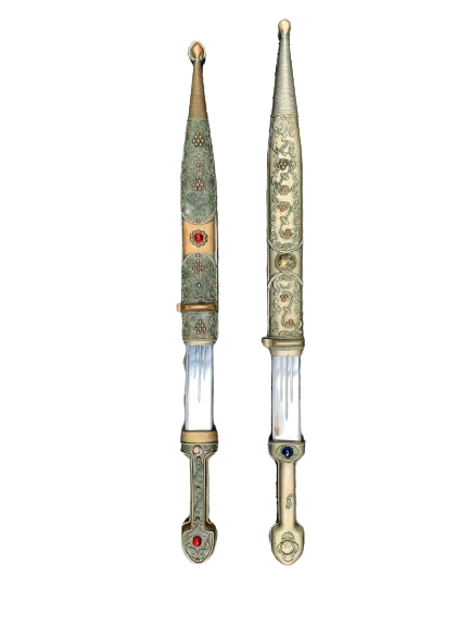 Caucasian Dagger Kindjal Sword Knife Vintage Handmade