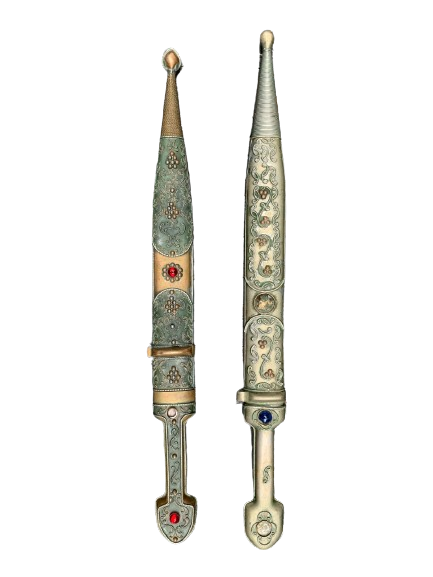 Caucasian Dagger Kindjal Sword Knife Vintage Handmade