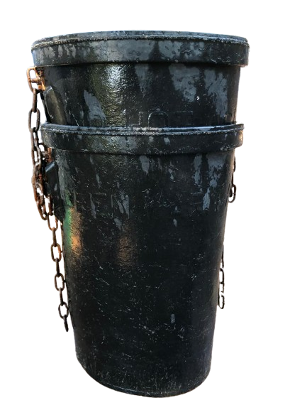 Plastic Rubble Chute - Black