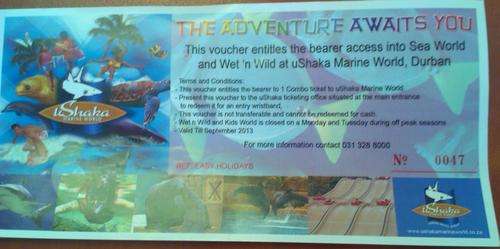 USHAKA MARINE WORLD COMBO VOUCHER