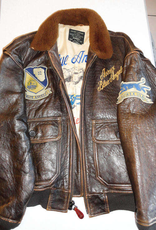 Authentic Blue Angels Avirex Bomber jacket for sale!!!