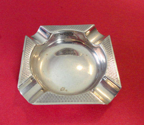 Silver Hallmarked Ashtray - Very cute!!