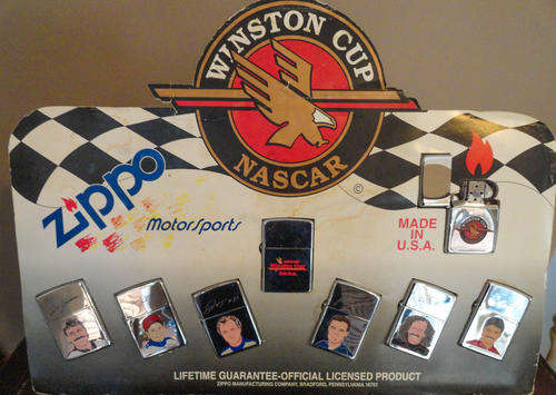 WOW! Winston Cup Nascar Zippo's 7 Lighters!!!!