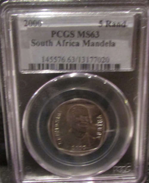 MS63 PCGS SA Mandela 2000 R5 *smiley*