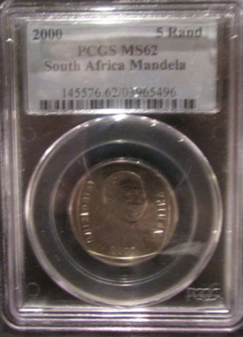 MS62 PCGS SA Mandela 2000 R5 *smiley*