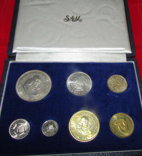 1962 Short  Proof Set RSA - No Gold