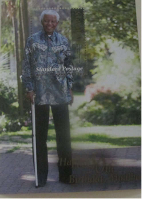 Lot: Collection 8 different Mandela Stamps