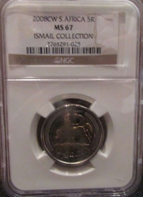 MS67 2008  CW S.Africa R5 *Ismail Collection*