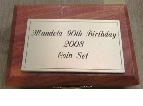 Nelson Nandela 90th Birthday Coin Set