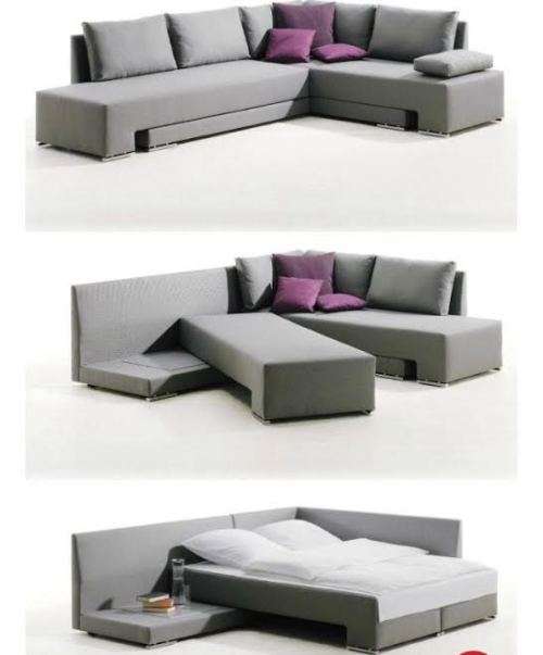 Lounge Suites L Shape Turns Into Bed