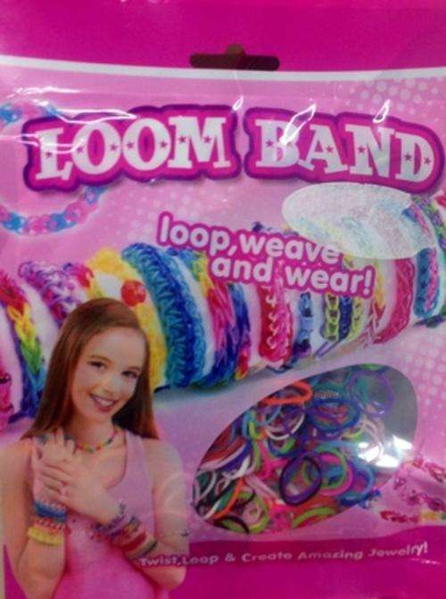 Loom band pack with 600 looms
