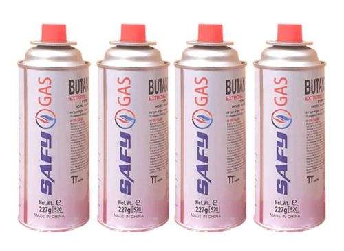 Safy- gas  Pack of 4 Canister 227g