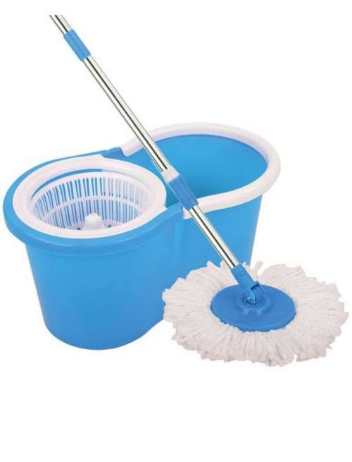 Magic Spin Mop and Plastic Bucket set (blue avaiable)