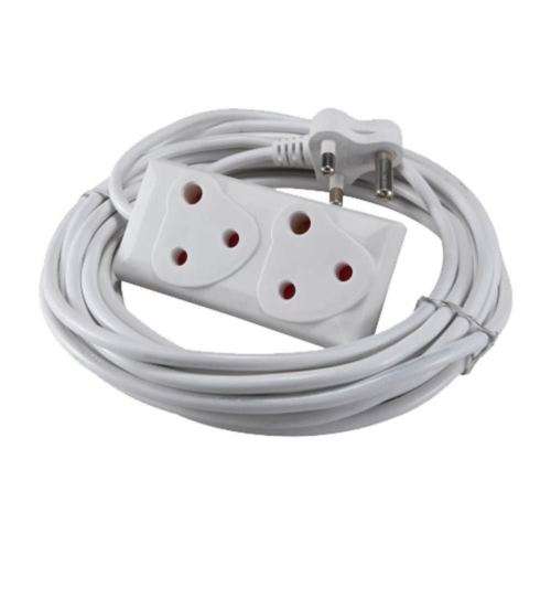 3m Extension Cord With a Two -way Multi-plug Extension Lead