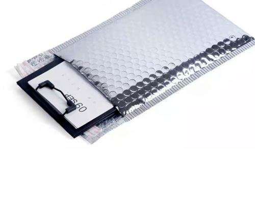 Bubble Envelopes Padded Poly Mailers -180 x 255mm- Silver-10 Pack