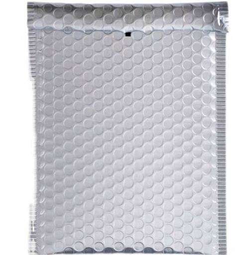 Bubble Envelopes Padded Poly Mailers -180 x 255mm- Silver-10 Pack