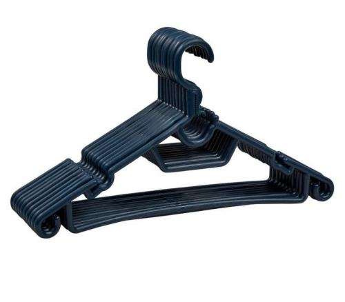 4 pack Essential Black Hangers - Pack of 20
