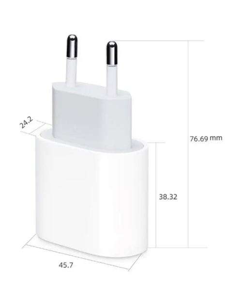 USB-C 25W Fast Charging Power Adapter for iPhone/Samsung