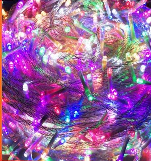 20M LED Fairy Light Christmas Light Extendable - mix color