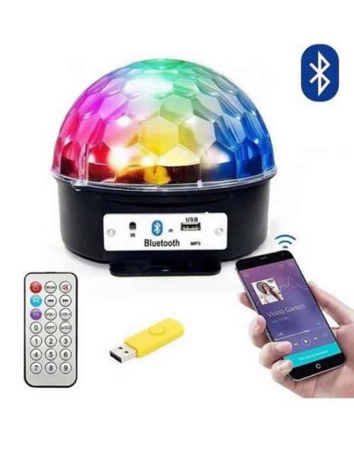 Crystal Magic Ball Light with Bluetooth & Remote/disco light