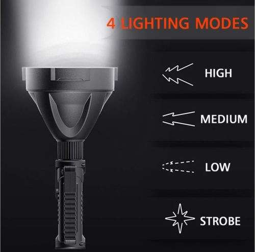 Powerful Rechargeable Multifunctional LED Spotlight