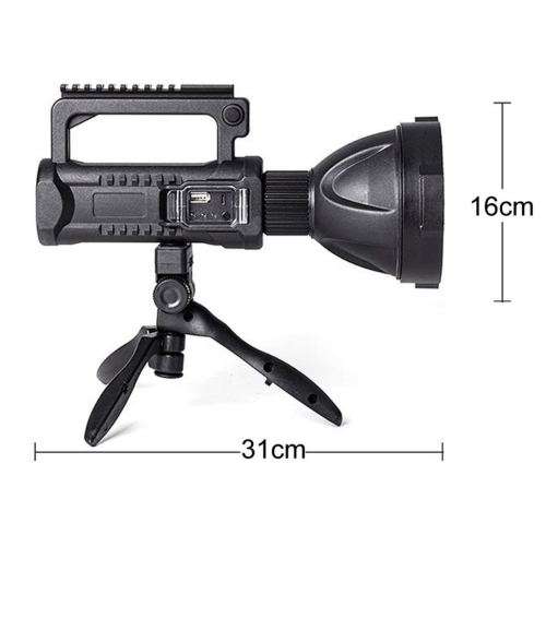 Powerful Rechargeable Multifunctional LED Spotlight