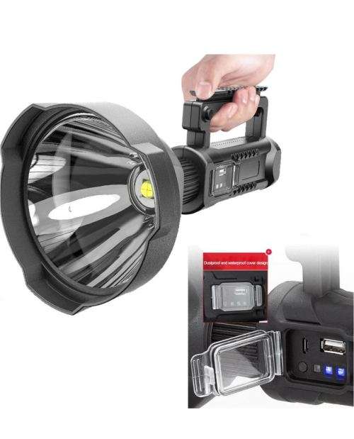 Powerful Rechargeable Multifunctional LED Spotlight