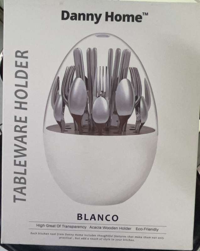 24 Pieces Stainless Steel Cutlery set with stand