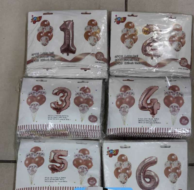 Happy Birthday Decorations Rose Gold