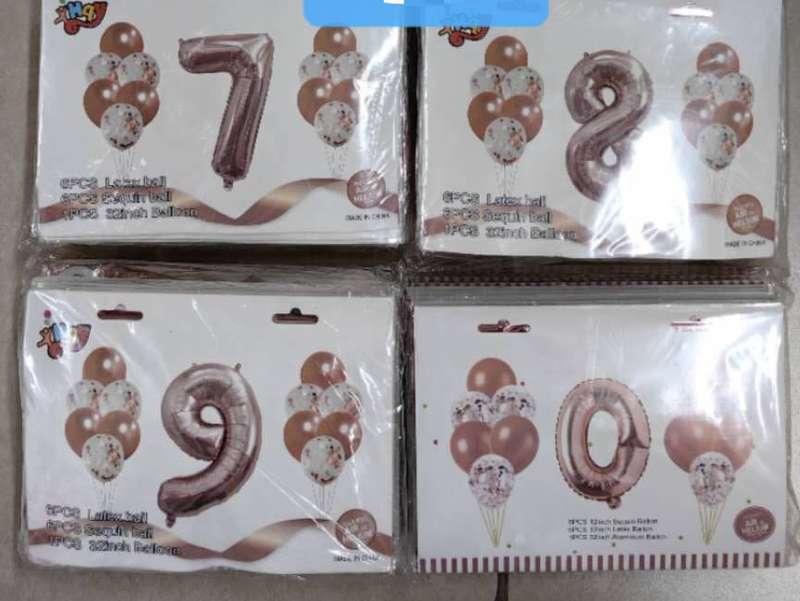 Happy Birthday Decorations Rose Gold