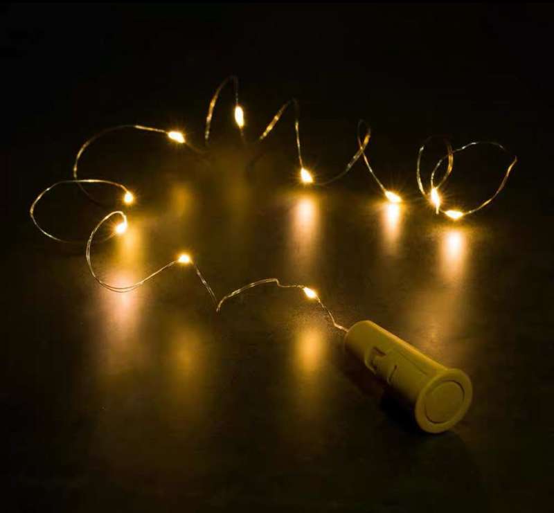 4 pcs A set 2m LED Wine Bottle Cork Starry Firefly Wire Led String Lights