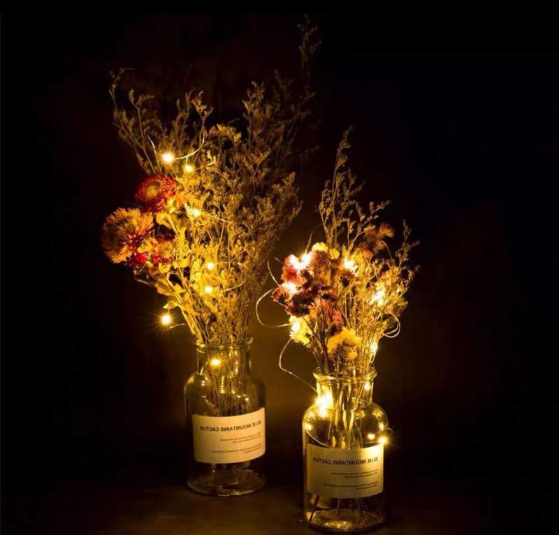 4 pcs A set 2m LED Wine Bottle Cork Starry Firefly Wire Led String Lights