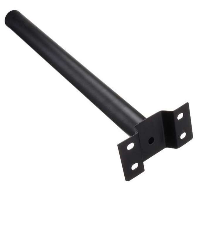 solar street light mounting bracket pole (black)