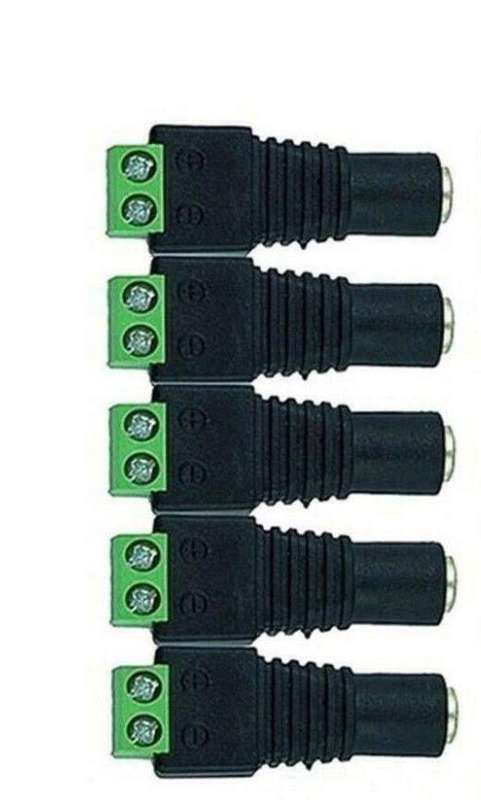 DC Power CONNECTOR Female For CCTV Camera Pack of 10