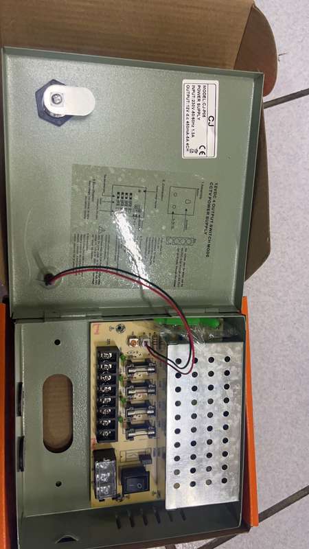 12v 5A 4CH CCTV Power supply