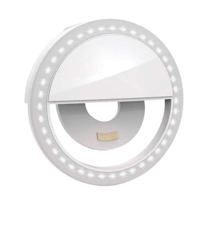 Rechargeable Clip-on Selfie Ring Light