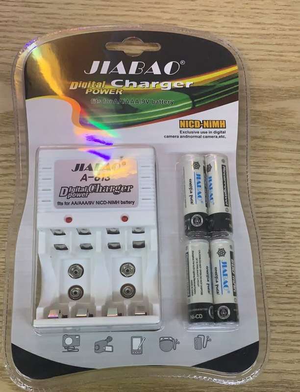 Digital charger power fits for AA/AAA/9V