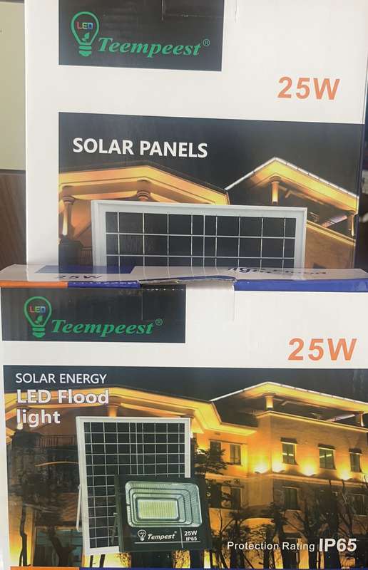 25w IP65 Teempeest, LED Solar Light with panel -