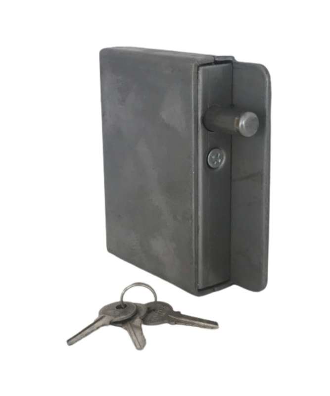 steel gate lock