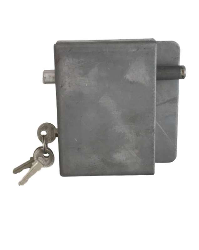 steel gate lock