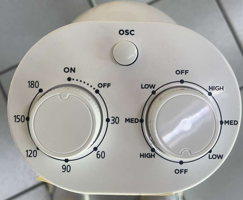 45w 3 speed Oscillating Portable Tower Fan